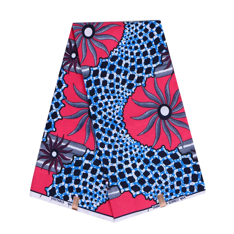 2019 New Arrivals Latest Fashion Design African Guaranteed Sunbelt Wax Blue And Pink Printed 100% Polyester Fabric 6Yards\Lot
2019 New Arrivals Latest Fashion Design African Guaranteed Sunbelt Wax Blue And Pink Printed 100% Polyester Fabric 6Yards\Lot