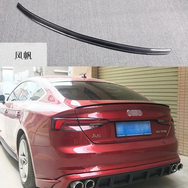Задний спойлер для Audi A5 из углеродного волокна крыло 4-дверный седан 2016 - 2020 S5 Стильная крышка багажника
Задний спойлер для Audi A5 из углеродного волокна крыло 4-дверный седан 2016 - 2020 S5 Стильная крышка багажника