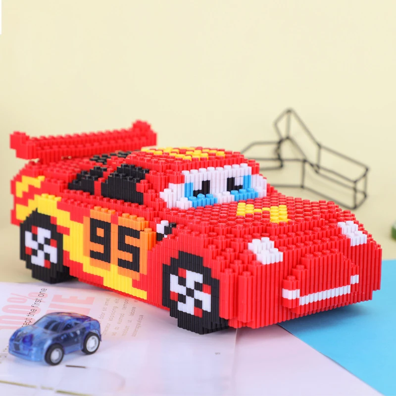Lightning Mcqueen Diamond Building Blocks Cute DIY 3D Model Mini Bricks Racing Car Assembled For Christmas Gift
Lightning Mcqueen Diamond Building Blocks Cute DIY 3D Model Mini Bricks Racing Car Assembled For Christmas Gift