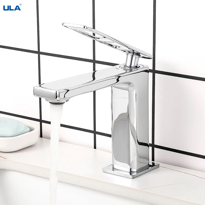 ULA Brass Basin Faucet Bathroom Fixture Washbasin Water Tap Hot Cold Water Mixer Sink Tap Simple Waterfall Sink Faucet
ULA Brass Basin Faucet Bathroom Fixture Washbasin Water Tap Hot Cold Water Mixer Sink Tap Simple Waterfall Sink Faucet