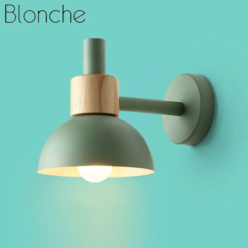 Nordic Wood Wall Lamp Macarons Wall Lights Bedroom Bedside Lamp Modern Mirror Sconce Lamp LED E27 Home Indoor Lighting Luminaire
Nordic Wood Wall Lamp Macarons Wall Lights Bedroom Bedside Lamp Modern Mirror Sconce Lamp LED E27 Home Indoor Lighting Luminaire
