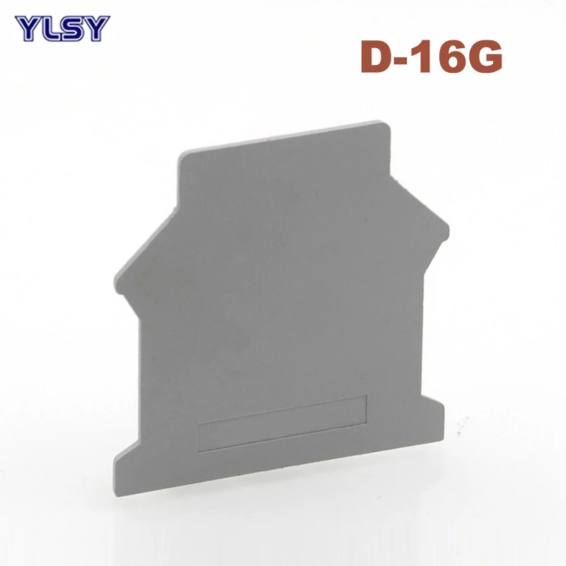 50Pcs Terminals End Plate D-16G Din Rail Screw Terminal Blocks UK-16N Baffle Side Safety Separator Sealing Cap
50Pcs Terminals End Plate D-16G Din Rail Screw Terminal Blocks UK-16N Baffle Side Safety Separator Sealing Cap