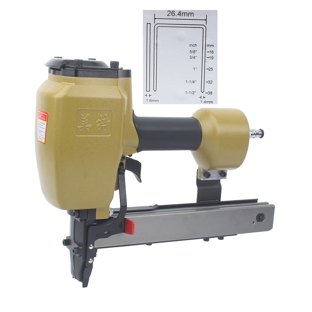 Meite PW2638 U-type Industrial Pneumatic Nails Gun Air Stapler Gun Nailer Tools 16-38mm 26.4mm U Nail Gun
Meite PW2638 U-type Industrial Pneumatic Nails Gun Air Stapler Gun Nailer Tools 16-38mm 26.4mm U Nail Gun