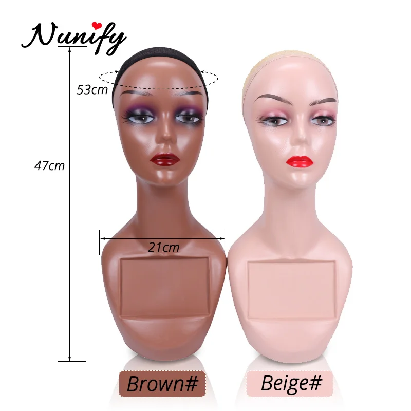 6Pcs Nunify Female Cosmetology Mannequin Head With Long Neck Salon Hairdressingtraining Doll Head For Wig Making And Dispay
6Pcs Nunify Female Cosmetology Mannequin Head With Long Neck Salon Hairdressingtraining Doll Head For Wig Making And Dispay