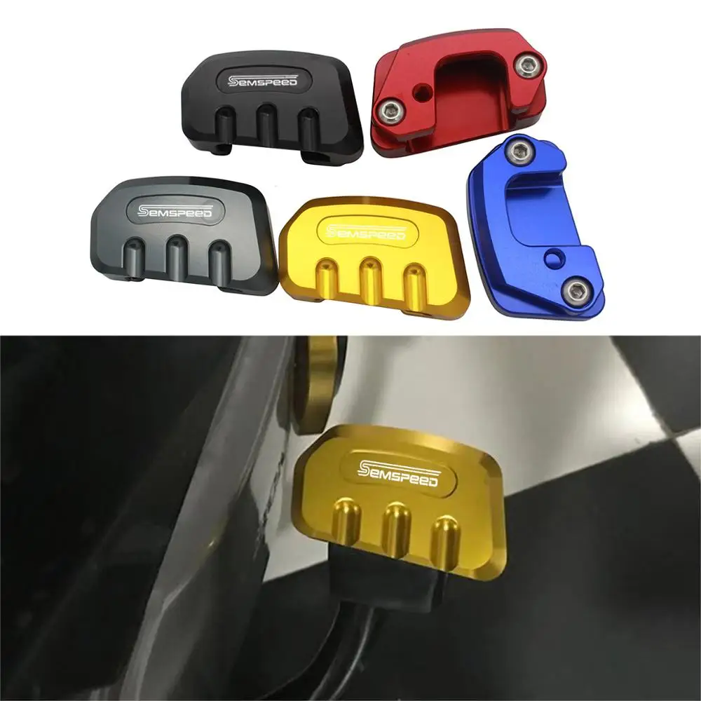 SEMSPEED CNC мотоциклетные подставки увеличенные колодки для Honda ADV 150 adv150 2019 2020 ноги большой боковой стенд расширение Поддержка Pad
SEMSPEED CNC мотоциклетные подставки увеличенные колодки для Honda ADV 150 adv150 2019 2020 ноги большой боковой стенд расширение Поддержка Pad