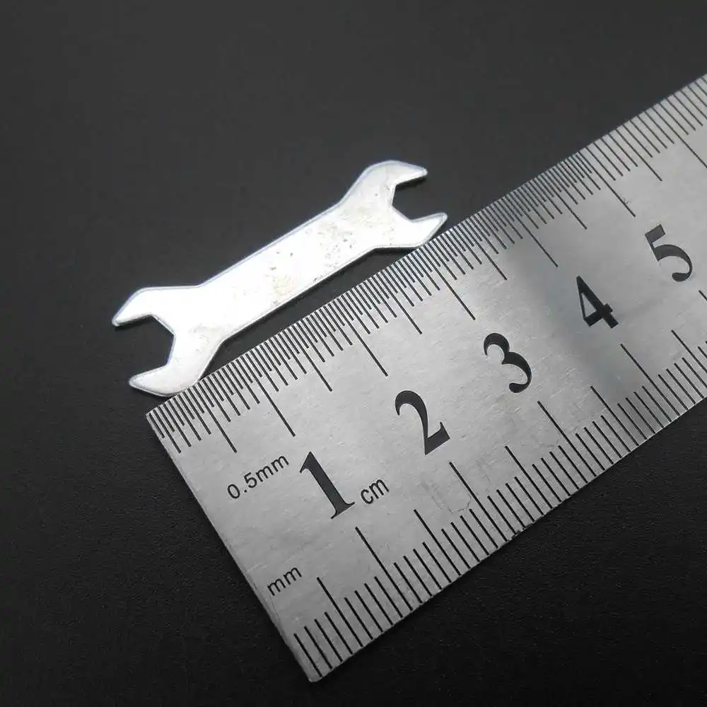 1000PCS New 2 Kinds Mini Small Wrench M2-M2.5 M3-M4 Nut Hex Wrenches Double-ended Spanner DIY Model TH= 0.7MM 2MM-2.5MM 3MM-4MM
1000PCS New 2 Kinds Mini Small Wrench M2-M2.5 M3-M4 Nut Hex Wrenches Double-ended Spanner DIY Model TH= 0.7MM 2MM-2.5MM 3MM-4MM