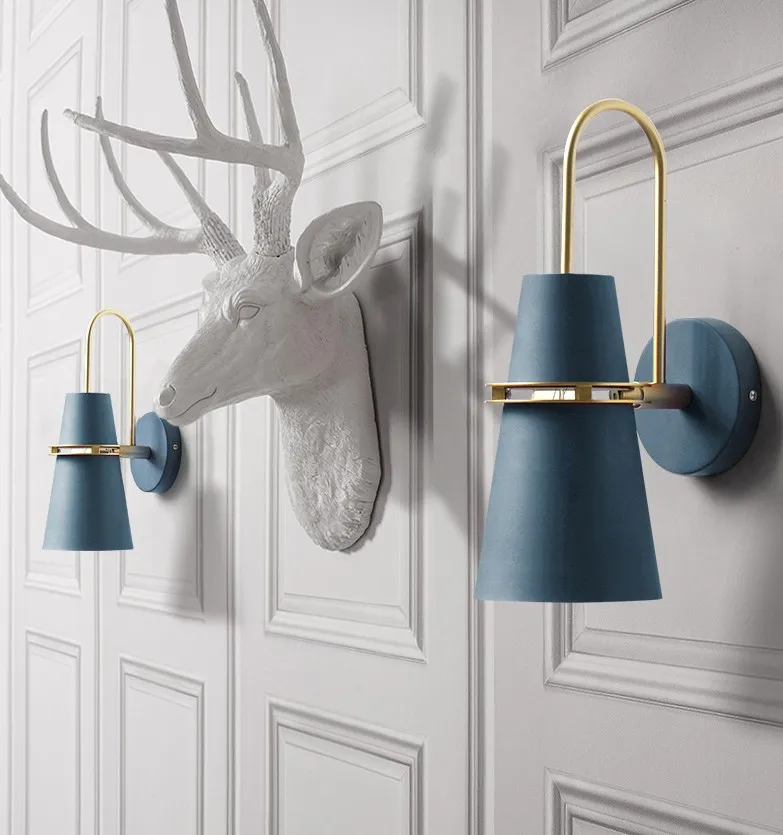 Nordic wall lamp modern minimalist personality creative LED study room living room bedroom bedside lamps Trombone
Nordic wall lamp modern minimalist personality creative LED study room living room bedroom bedside lamps Trombone