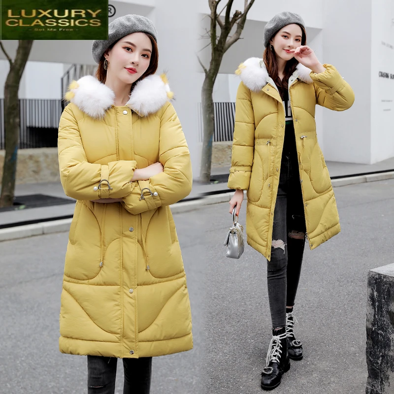 Female 2021 Long Parka Women Winter Coat Thick Down Cotton Jacket Womens Outerwear Parkas Women Winter Outwear Hiver 6808
Female 2021 Long Parka Women Winter Coat Thick Down Cotton Jacket Womens Outerwear Parkas Women Winter Outwear Hiver 6808