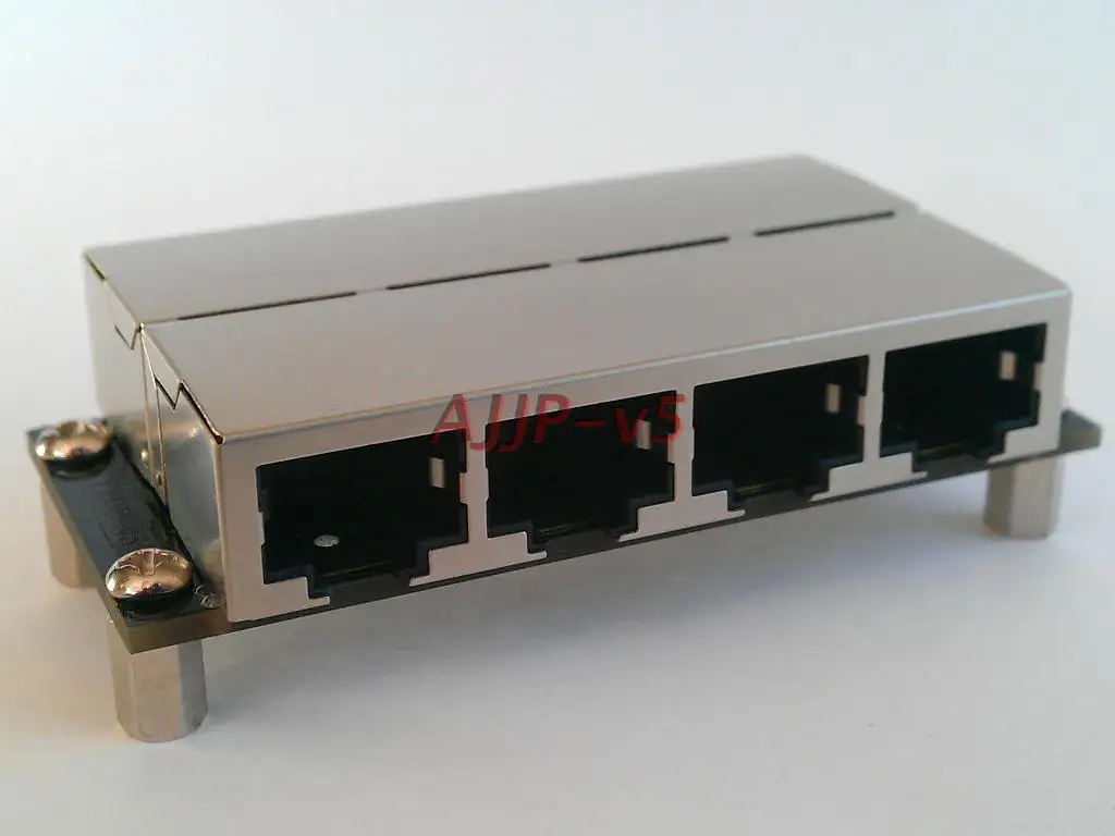 Rj45 Network Port Transfer Network Cable Straight-through Connector 4-bit Docking Module 4-port Mating Connector Hub
Rj45 Network Port Transfer Network Cable Straight-through Connector 4-bit Docking Module 4-port Mating Connector Hub