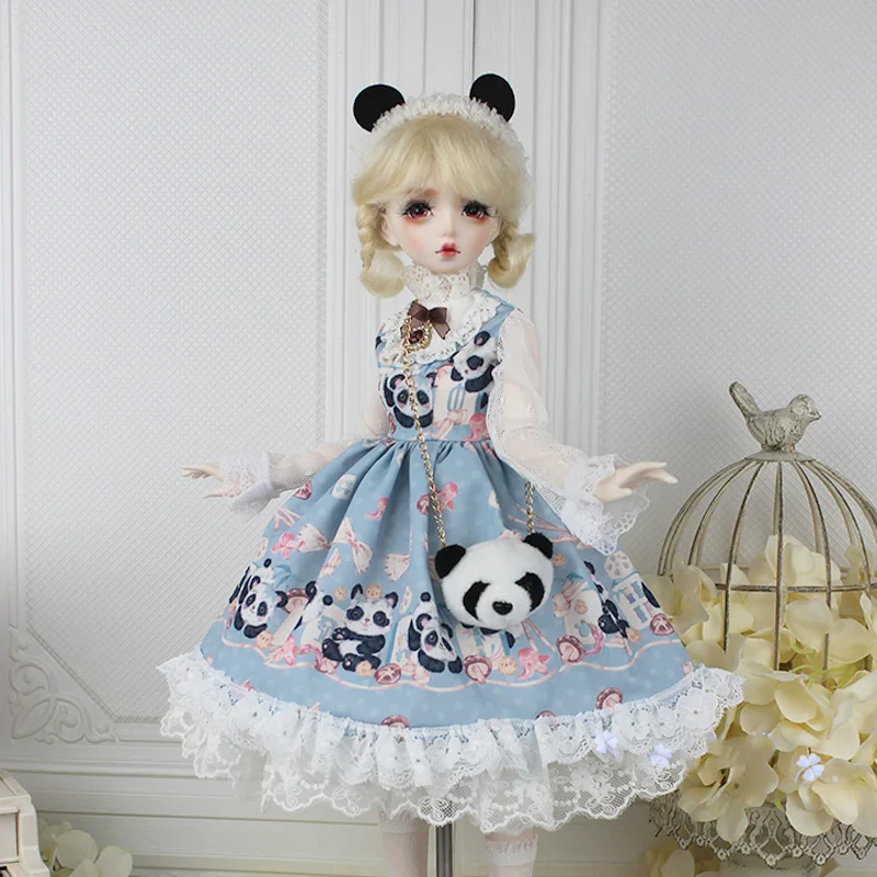 1/6 1/4 1/3 весы BJD одежда ретро Лолита милый комплект платья с принтом панды для BJD/SD YOSD MSD SD13 аксессуары для кукол для девочек C1022
1/6 1/4 1/3 весы BJD одежда ретро Лолита милый комплект платья с принтом панды для BJD/SD YOSD MSD SD13 аксессуары для кукол для девочек C1022