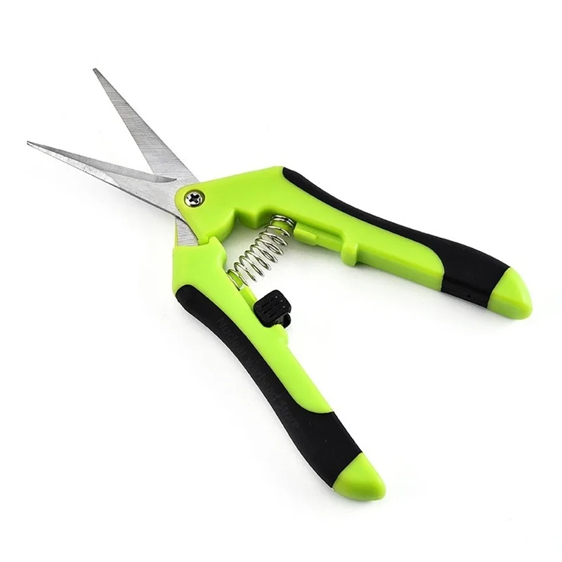 Stainless Steel Garden Pruning Shears Fruit Picking Scissors Household Potted Trim Weed Branches Small Scissors Gardening Tools
Stainless Steel Garden Pruning Shears Fruit Picking Scissors Household Potted Trim Weed Branches Small Scissors Gardening Tools