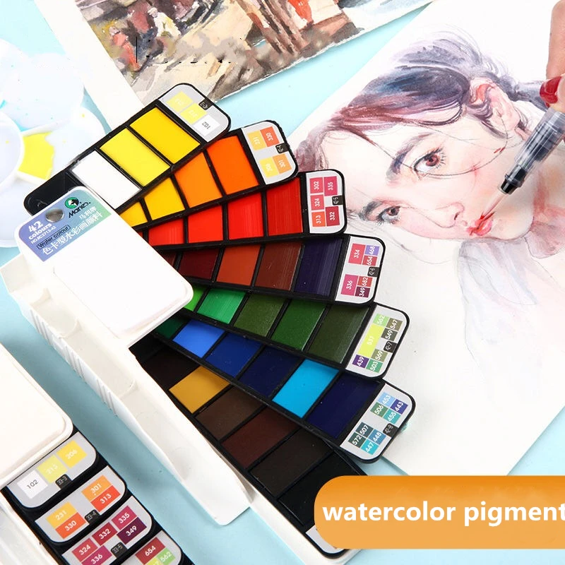 Улучшенная модель жесткого диска 18/25/33/42 с ручкой-кисточкой для воды, складной цветной пигмент для путешествий, Прямая поставка 
Улучшенная модель жесткого диска 18/25/33/42 с ручкой-кисточкой для воды, складной цветной пигмент для путешествий, Прямая поставка