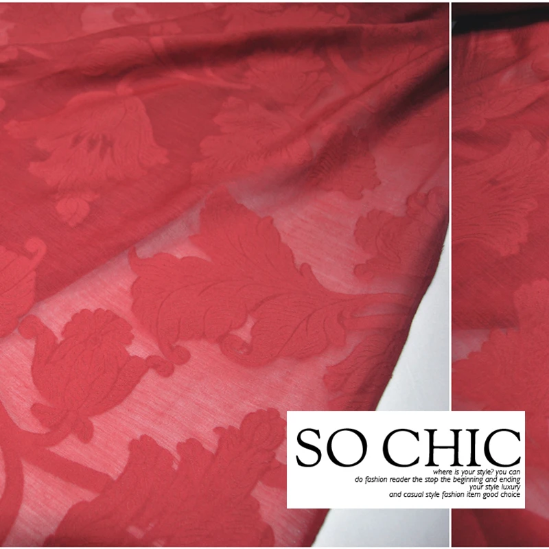 Silk Cotton Fabric Dress Wine Red Cut Flower clothing Cloth DIY Sewing Patchwork
Silk Cotton Fabric Dress Wine Red Cut Flower clothing Cloth DIY Sewing Patchwork