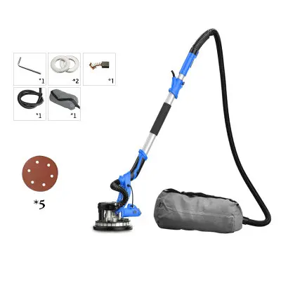 AC220V 800W Telescopic long handle self-priming wall grinder, 9 inch sandpaper, LED lighting, multi-speed adjustable, red
AC220V 800W Telescopic long handle self-priming wall grinder, 9 inch sandpaper, LED lighting, multi-speed adjustable, red