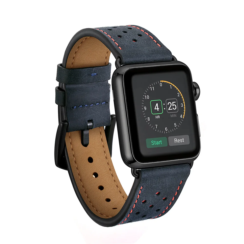 Blue Real Leather Watchstrap band for Iwatch se 5 6 44mm Double Colors Design for Apple watch 42mm 40mm 38mm 3 2 1 series band
Blue Real Leather Watchstrap band for Iwatch se 5 6 44mm Double Colors Design for Apple watch 42mm 40mm 38mm 3 2 1 series band