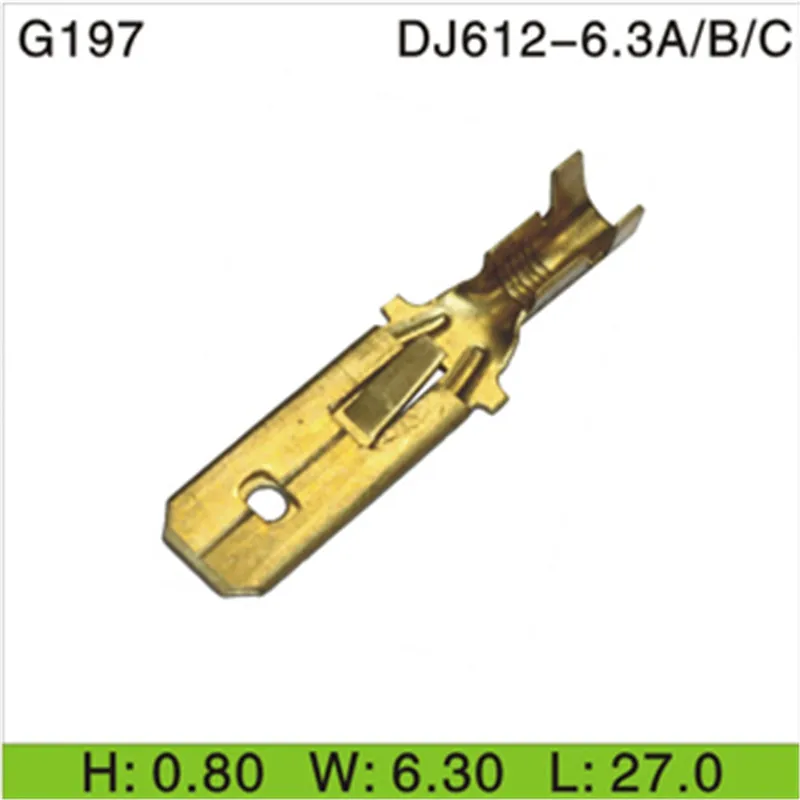 Free shipping 1000pcs Car Electronics & Motorcycle Accessories & Parts G197 male terminal connector
Free shipping 1000pcs Car Electronics & Motorcycle Accessories & Parts G197 male terminal connector