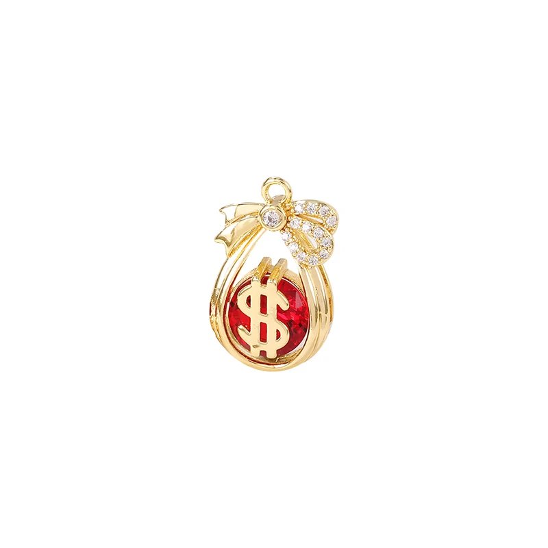Factory Wholesale Gold Color Brass And Zircon Money Bag Charms Pendants Necklace And Bracelet Earring Diy Jewelry Accessories
Factory Wholesale Gold Color Brass And Zircon Money Bag Charms Pendants Necklace And Bracelet Earring Diy Jewelry Accessories