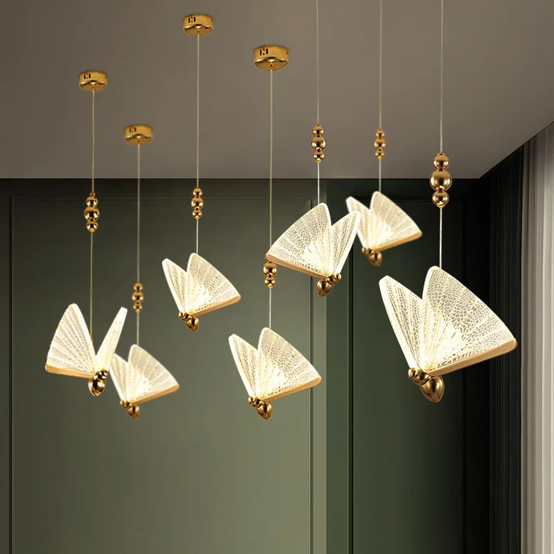 Nordic modernPendant Lights Creative Butterfly Led Hanging Lamp For Living room Stairs Kitchen Pendant Lamp Bar Home decor
Nordic modernPendant Lights Creative Butterfly Led Hanging Lamp For Living room Stairs Kitchen Pendant Lamp Bar Home decor
