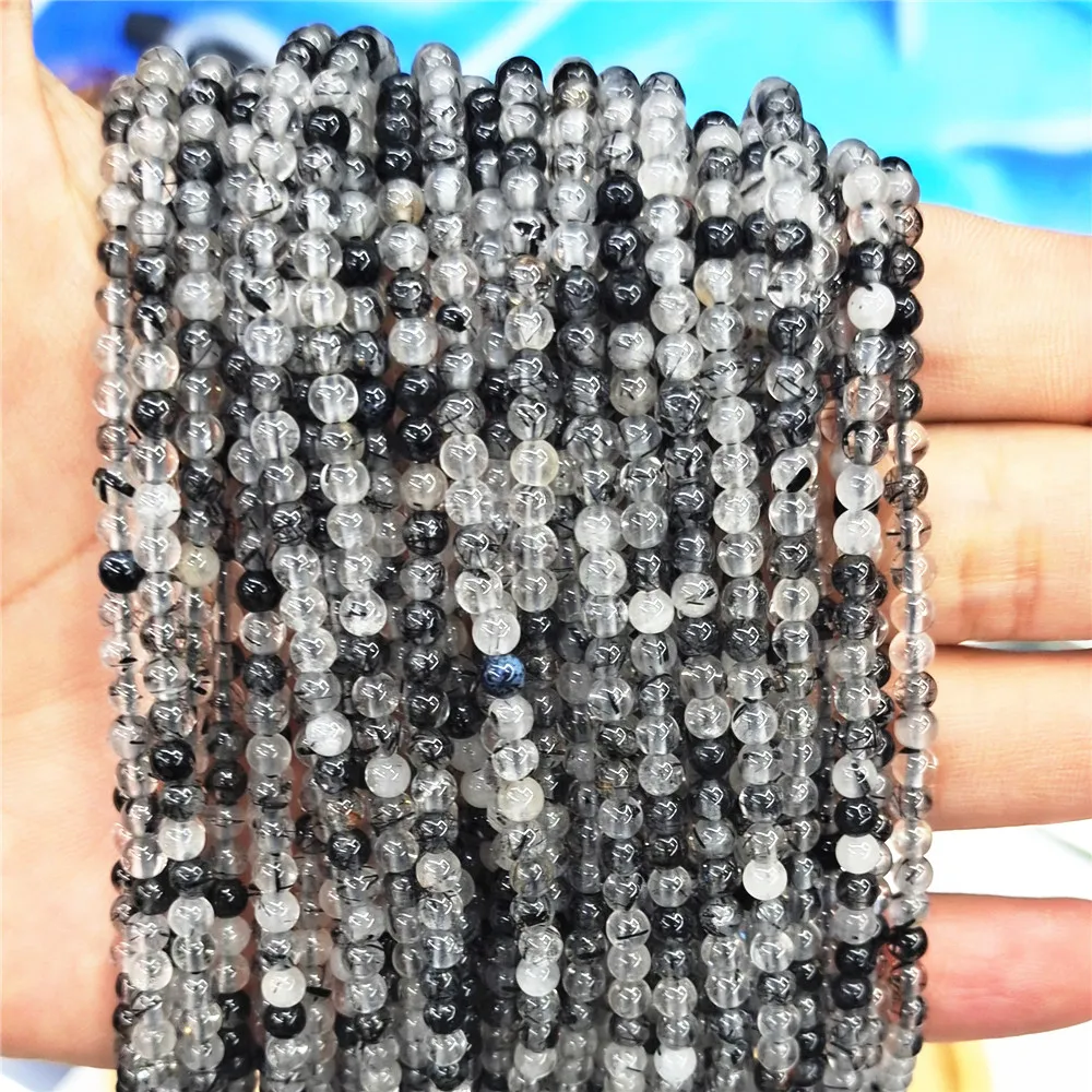 Wholesale 710pcs Natural Stone Beads Transparent 3mm Black Hair Crystal Stone Loose Beads for Bracelet Making
Wholesale 710pcs Natural Stone Beads Transparent 3mm Black Hair Crystal Stone Loose Beads for Bracelet Making