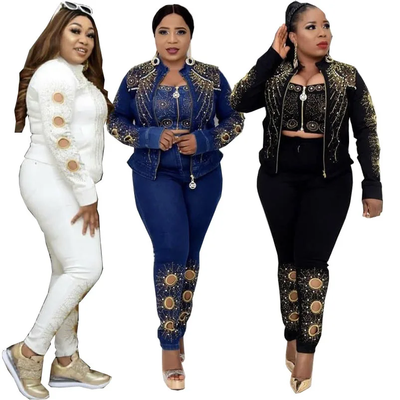 African Clothes for Women 2021 Summer African Women Plus Size Three Pieces Sets (coat+inner+pant)african Clothing
African Clothes for Women 2021 Summer African Women Plus Size Three Pieces Sets (coat+inner+pant)african Clothing
