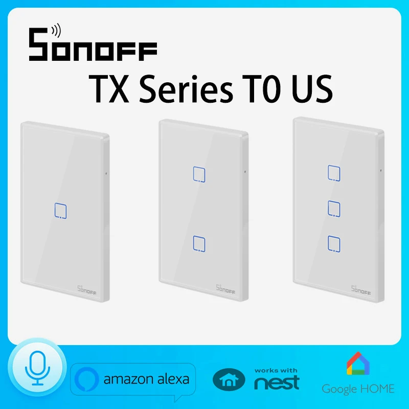 Настенный светильник ель Sonoff T0 US 123C с поддержкой Wi-Fi, совместим с Alexa и Google Home
Настенный светильник ель Sonoff T0 US 123C с поддержкой Wi-Fi, совместим с Alexa и Google Home