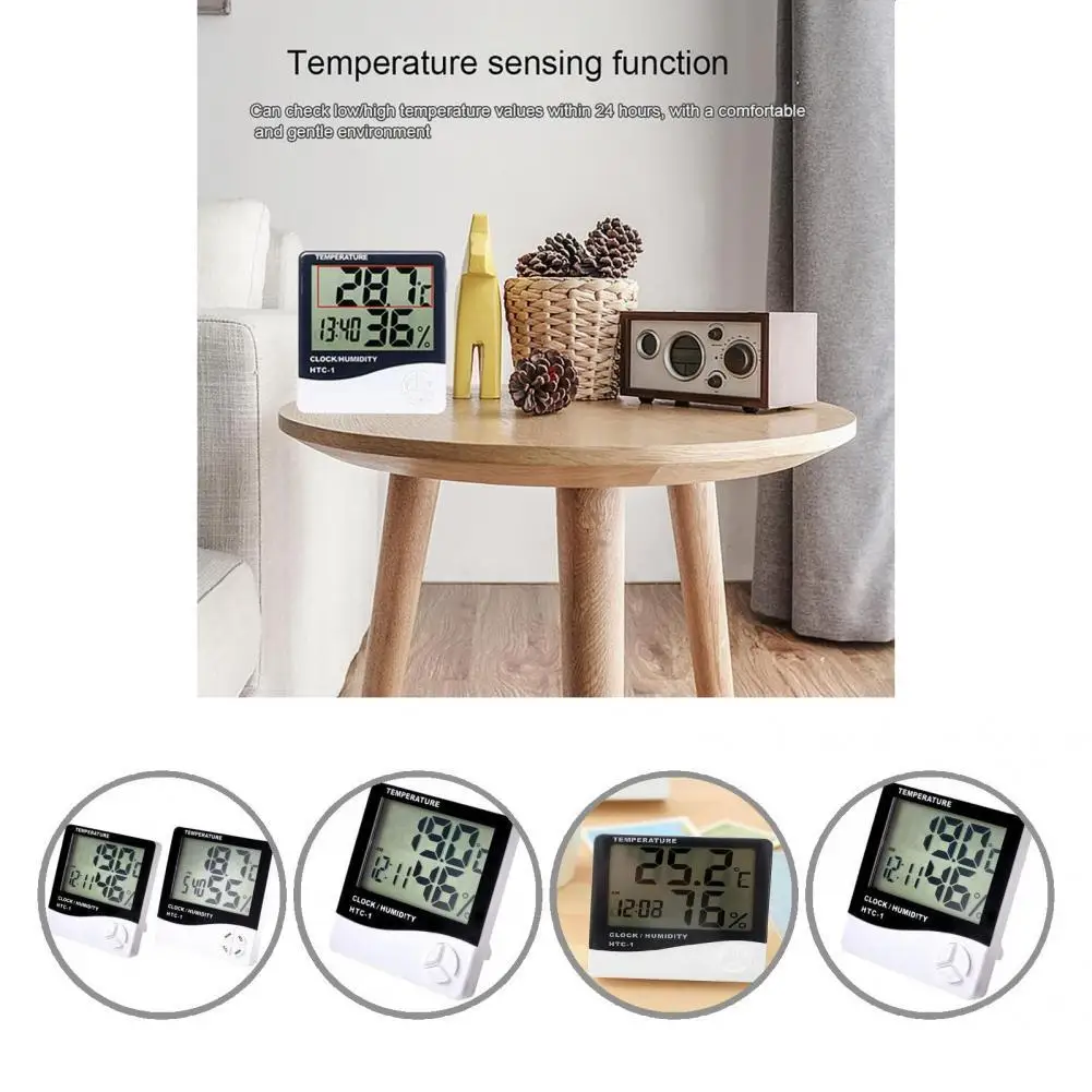 Hygrometer Gauge Premium Temperature Humidity Monitor Easy to Read Shatterproof Digital Thermometer
Hygrometer Gauge Premium Temperature Humidity Monitor Easy to Read Shatterproof Digital Thermometer
