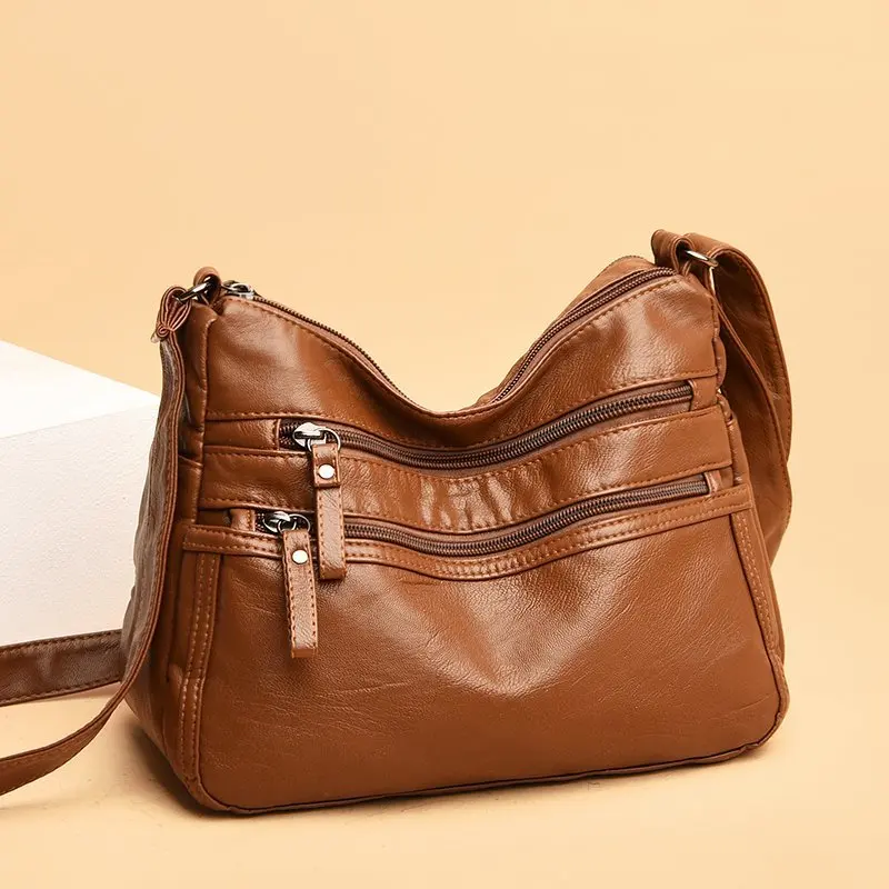 Female Crossbosy Casual Bag High Quality Purses and Handbag Women's PU Leather Shoulder Bags Small Classic Soft Messenger Bag
Female Crossbosy Casual Bag High Quality Purses and Handbag Women's PU Leather Shoulder Bags Small Classic Soft Messenger Bag