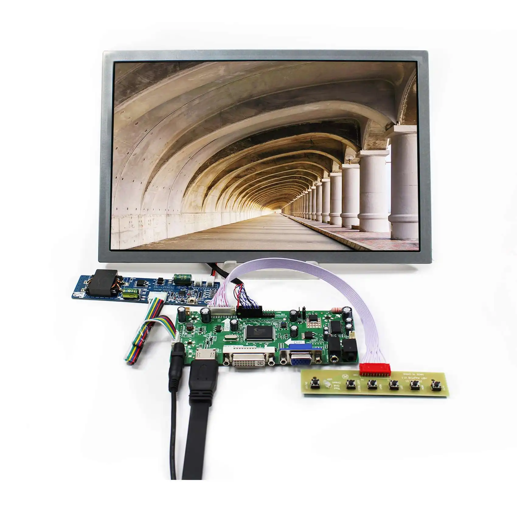 12.1 inch 1280x800 LCD Screen High Brightness 1000nit Industrial display with HD MI LCD Controller Board
12.1 inch 1280x800 LCD Screen High Brightness 1000nit Industrial display with HD MI LCD Controller Board