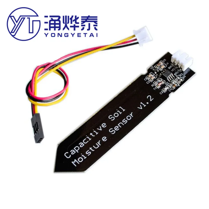 YYT Capacitive soil moisture sensor, not easy to corrode, wide voltage working, Gift wire
YYT Capacitive soil moisture sensor, not easy to corrode, wide voltage working, Gift wire