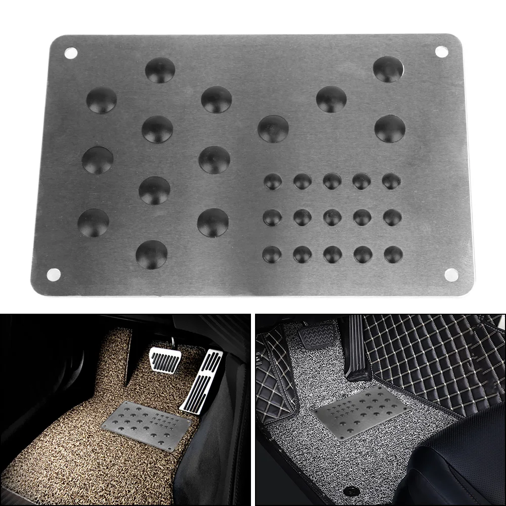 Universal Car Floor Mat Foot Heel Scuff Plate Non-Slip Carpet Patch Automobile Alloy Metal Wear Plate Anti-Skid Pads Accessories
Universal Car Floor Mat Foot Heel Scuff Plate Non-Slip Carpet Patch Automobile Alloy Metal Wear Plate Anti-Skid Pads Accessories