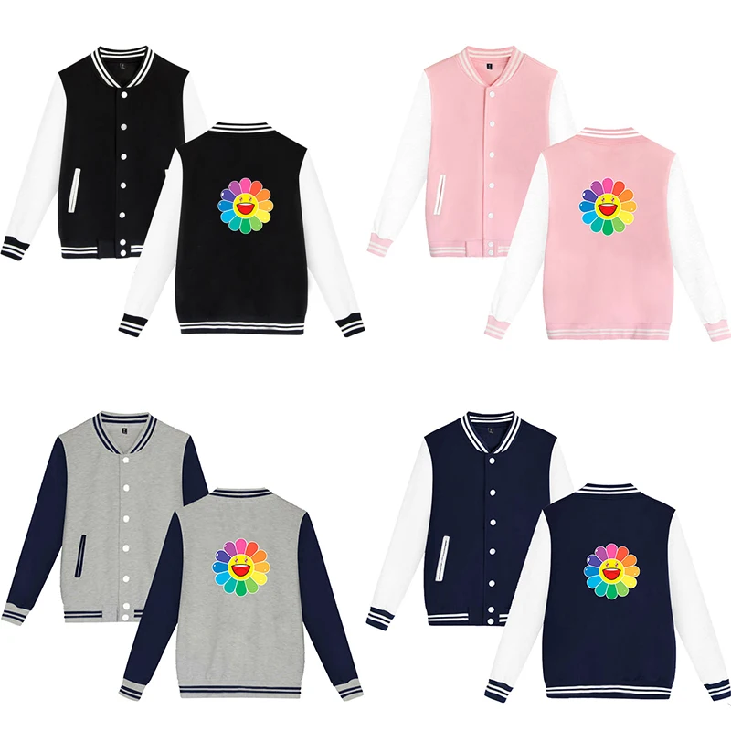Rainbow Flower Baseball Jacket Coat Costume Fashion Hip Hop Men Women Hoodie Sweatshirts Tops Casual Long Sleeve Hoodies Jackets
Rainbow Flower Baseball Jacket Coat Costume Fashion Hip Hop Men Women Hoodie Sweatshirts Tops Casual Long Sleeve Hoodies Jackets