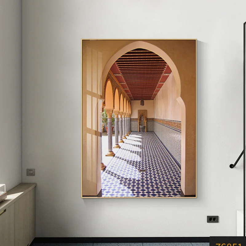Simple European Style Canvas Painting Modern Building Space Light and Shadow Corridor Art Porch Decorative Posters And Prints
Simple European Style Canvas Painting Modern Building Space Light and Shadow Corridor Art Porch Decorative Posters And Prints