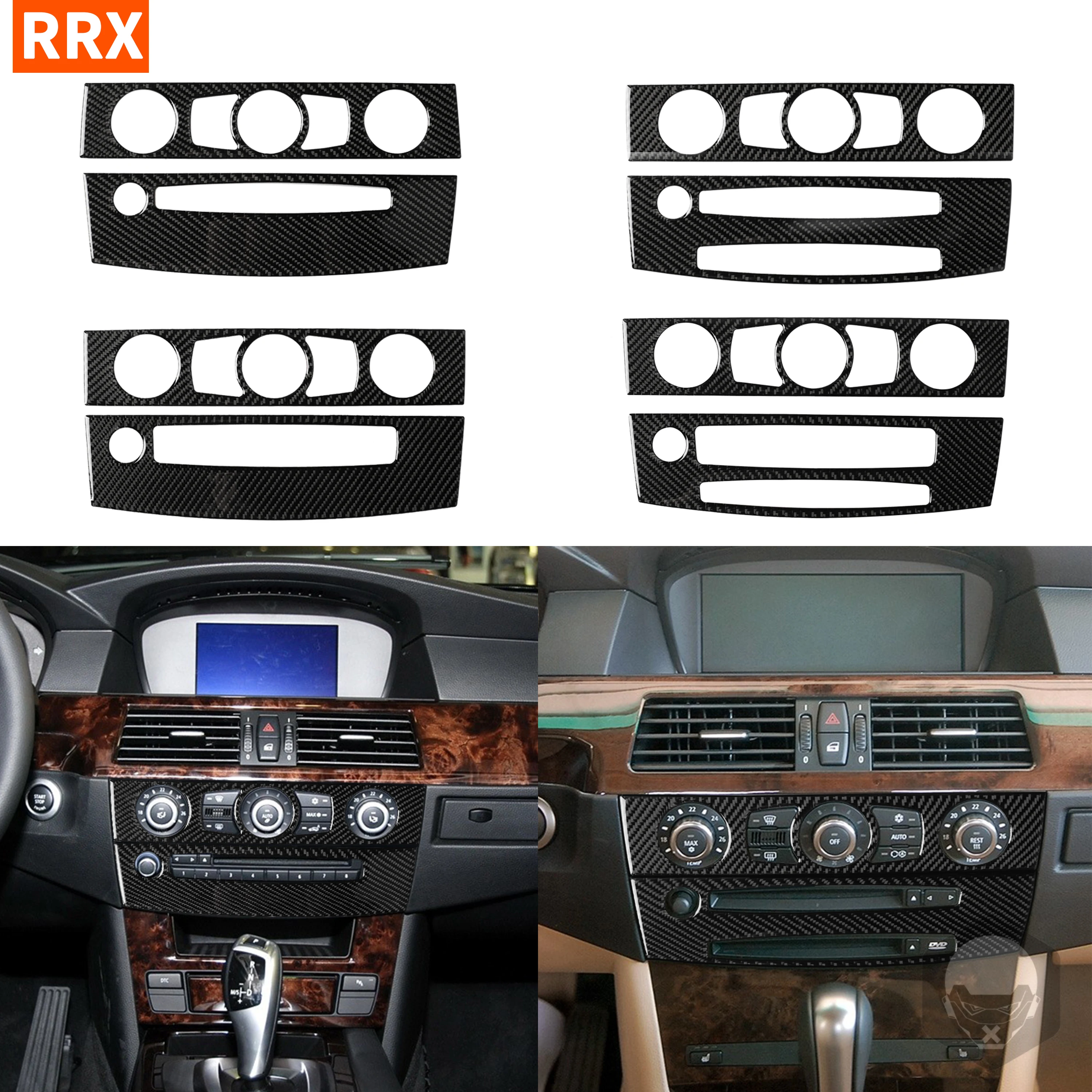 For BMW E60 5 Series 2008 2009 2010 Carbon Fiber Air Conditioning CD Control Panel Car Cover Stickers Interior Trim 4 Styles
For BMW E60 5 Series 2008 2009 2010 Carbon Fiber Air Conditioning CD Control Panel Car Cover Stickers Interior Trim 4 Styles