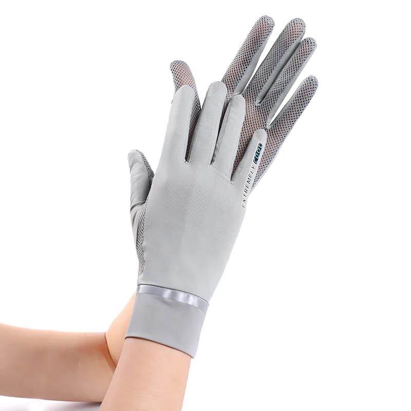 Sunscreen Thin Breathable Women Summer Gloves Ice Silk Touch Screen Soft Female Gloves Simple Style Solid Non-slip Cycling Glove
Sunscreen Thin Breathable Women Summer Gloves Ice Silk Touch Screen Soft Female Gloves Simple Style Solid Non-slip Cycling Glove