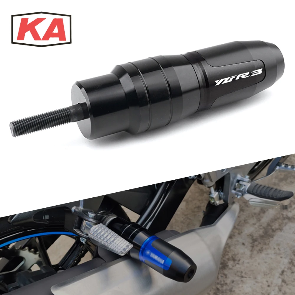 For YAMAHA YZF-R3 YZFR3 YZF R3 2012-2020 Motorcycle CNC Frame Exhaust Sliders Falling Protection Crash Protector Pads With Logo
For YAMAHA YZF-R3 YZFR3 YZF R3 2012-2020 Motorcycle CNC Frame Exhaust Sliders Falling Protection Crash Protector Pads With Logo