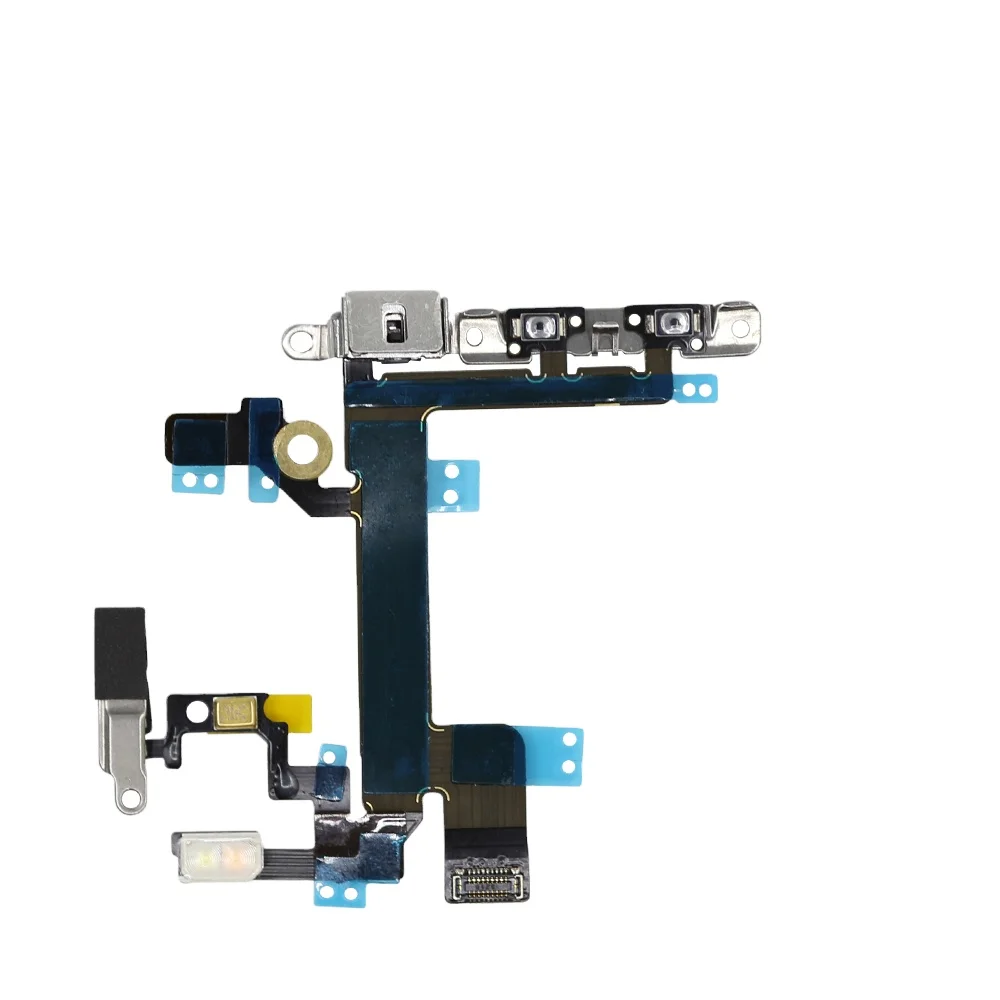 Power Button On Off Flex Cable For iPhone 5 5C 5S SE Max Mute and Volume Button Switch Key Power Flex Cable With Metal Parts
Power Button On Off Flex Cable For iPhone 5 5C 5S SE Max Mute and Volume Button Switch Key Power Flex Cable With Metal Parts