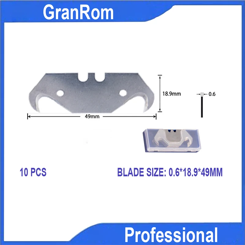 Hook Blades 10pcs 50pcs 100pcs For Roofing And Flooring Knife Spare Parts for Heat Gun Plastic Welding Machine Hook Cutter
Hook Blades 10pcs 50pcs 100pcs For Roofing And Flooring Knife Spare Parts for Heat Gun Plastic Welding Machine Hook Cutter