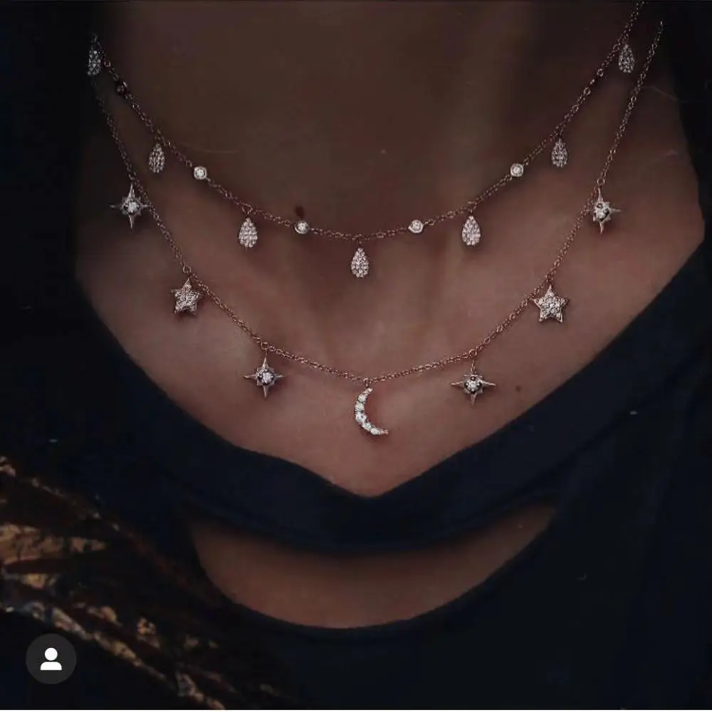 HIBRIDE Luxury Water Drop Shape Drip Necklace for Women White Color AAA Cubic Zirconia Pendants collier femme P30
HIBRIDE Luxury Water Drop Shape Drip Necklace for Women White Color AAA Cubic Zirconia Pendants collier femme P30
