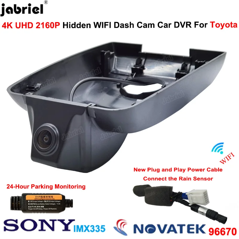 New 4K 2160P Wifi Car DVR Dash Cam For Toyota Highlander XU50 for Toyota Highlander XLE LE 2018 2019 2020 2021 for Toyota Kluger
New 4K 2160P Wifi Car DVR Dash Cam For Toyota Highlander XU50 for Toyota Highlander XLE LE 2018 2019 2020 2021 for Toyota Kluger