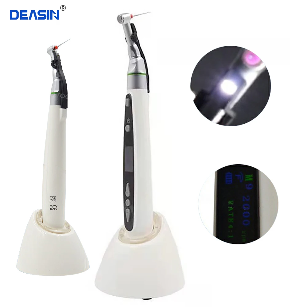 Wireless Dental LED Mini Endo Motor Treatment Root Canal Therapy Instrument Cordless with 16:1 Reduction Contra Angle
Wireless Dental LED Mini Endo Motor Treatment Root Canal Therapy Instrument Cordless with 16:1 Reduction Contra Angle
