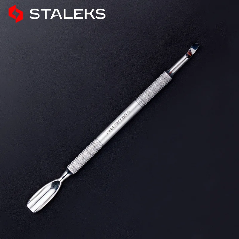 STALEKS Profession Finger Push Double Heads Nail Art Cuticle Pusher Stainless Steel Secrity Remove Nail Dead Skin Manicure Tool
STALEKS Profession Finger Push Double Heads Nail Art Cuticle Pusher Stainless Steel Secrity Remove Nail Dead Skin Manicure Tool