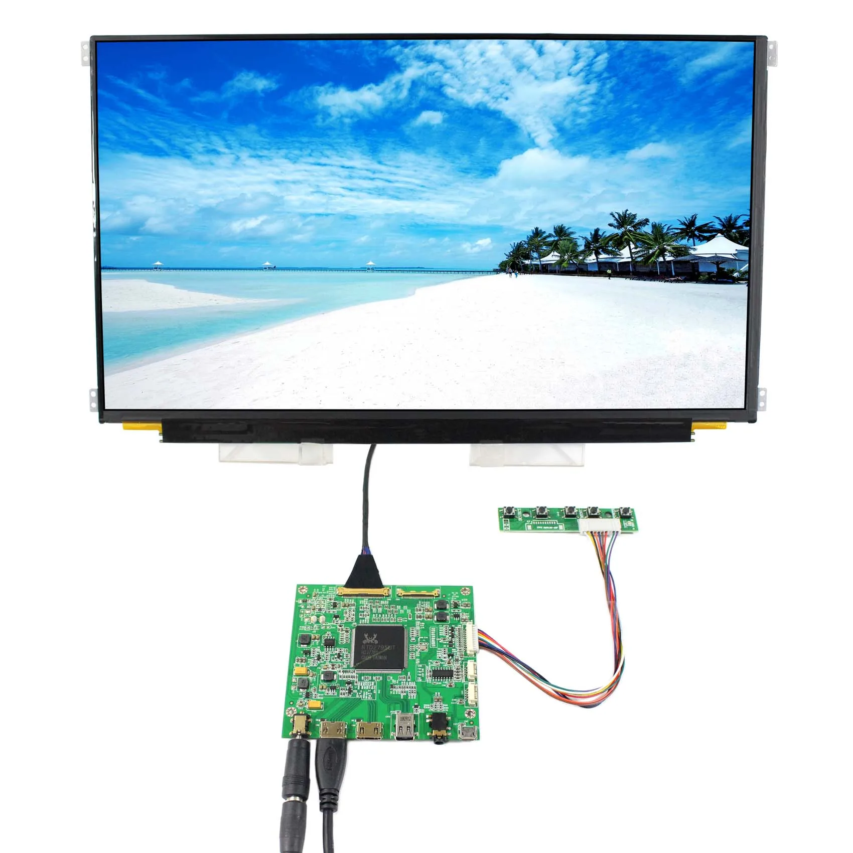 ЖК-дисплей 15,6 дюйма 3840X216 IPS, 15,6 дюйма, 4K, LQ156D1JW04, работа с ЖК-контроллером Mini HD MI Type C
ЖК-дисплей 15,6 дюйма 3840X216 IPS, 15,6 дюйма, 4K, LQ156D1JW04, работа с ЖК-контроллером Mini HD MI Type C