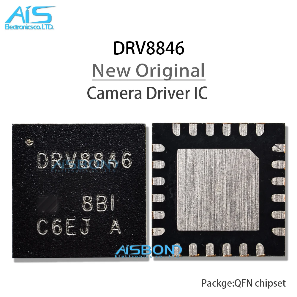 Новый микросхемный драйвер DRV8846RGER для шаговых двигателей, корпус VQFN-24
Новый микросхемный драйвер DRV8846RGER для шаговых двигателей, корпус VQFN-24