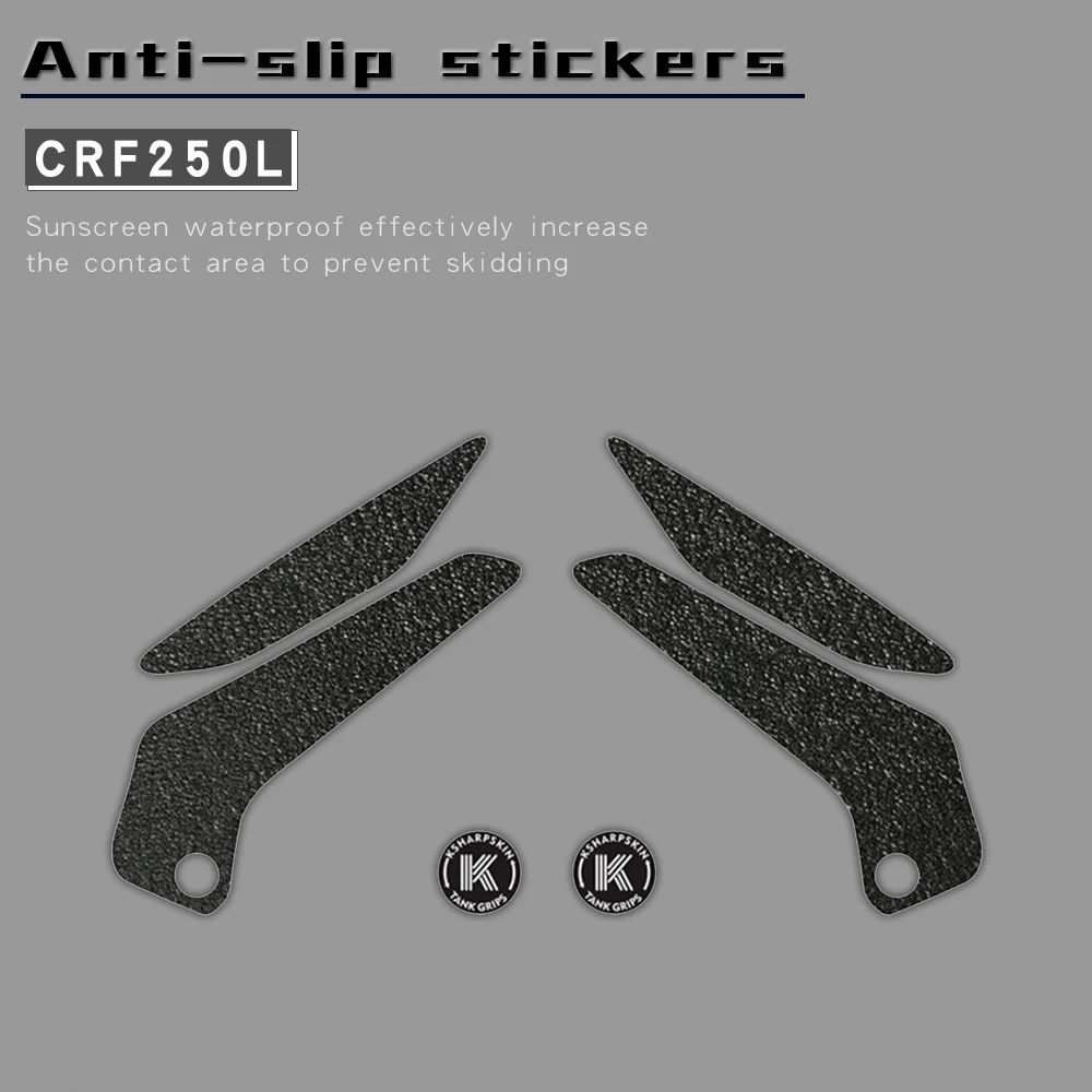Motorcycle fuel tank traction side protection stickers knee handle non-slip decals for HONDA 13-18 CRF250L 14-15 CRF250M
Motorcycle fuel tank traction side protection stickers knee handle non-slip decals for HONDA 13-18 CRF250L 14-15 CRF250M