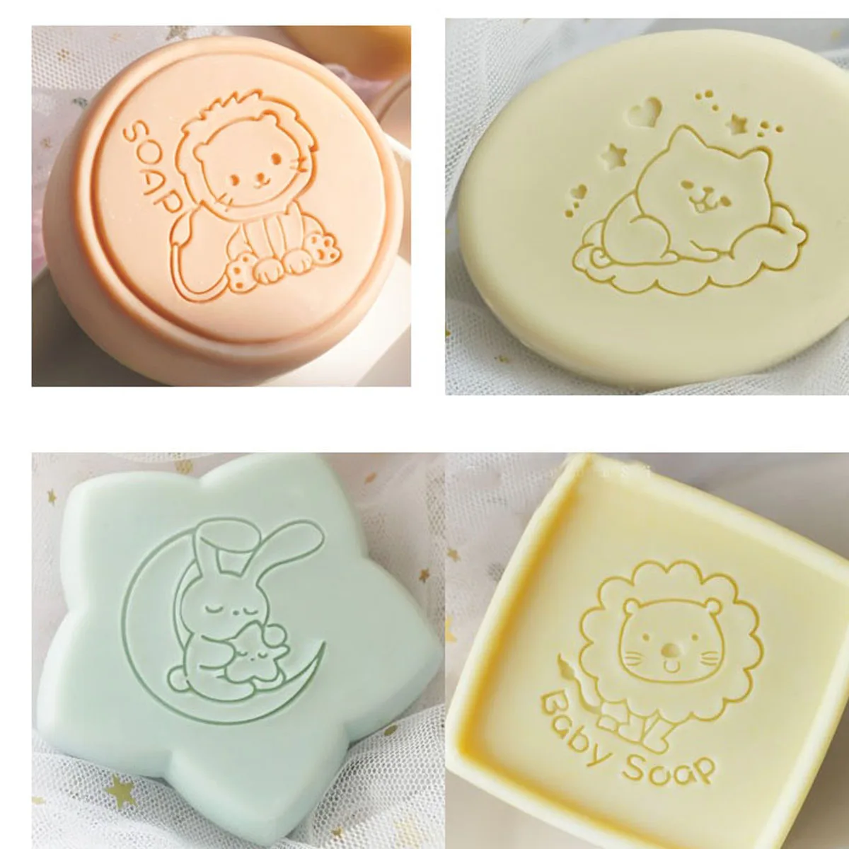 Lovely Handmade Clear Stamps, Animal Seal, Rabbit, Cat, Lion Pattern, Soap Making Mold, Natural Crafts, Chapter Custom Stationer
Lovely Handmade Clear Stamps, Animal Seal, Rabbit, Cat, Lion Pattern, Soap Making Mold, Natural Crafts, Chapter Custom Stationer