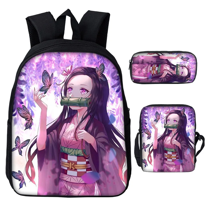 Рюкзаки Kawaii Kamado Nezuko для девочек и мальчиков, школьный ранец с рассекающим демонов, набор из 3 предметов, книжные сумки, чехол для карандашей, подарки для детей в школу
Рюкзаки Kawaii Kamado Nezuko для девочек и мальчиков, школьный ранец с рассекающим демонов, набор из 3 предметов, книжные сумки, чехол для карандашей, подарки для детей в школу