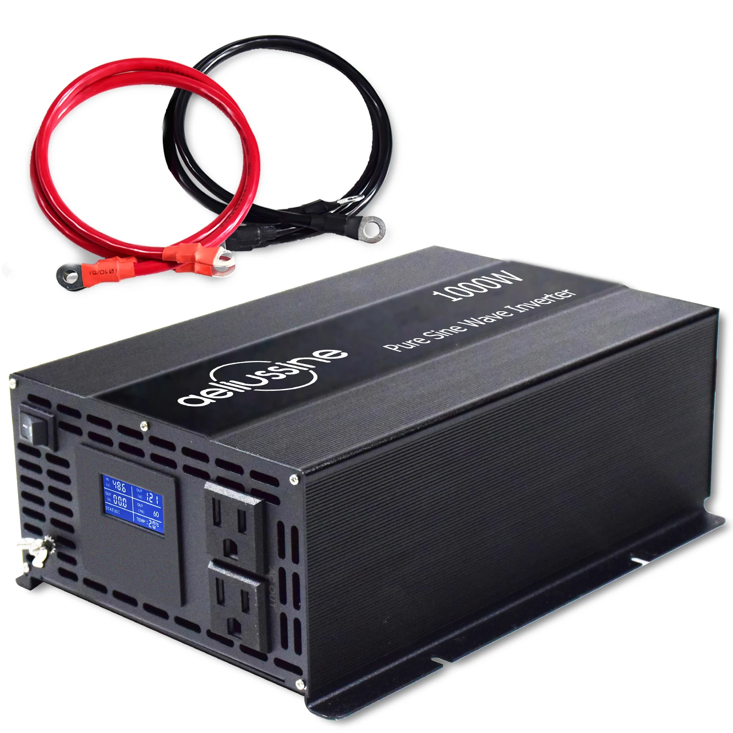 2000W Peak Pure Sine Wave Solar Inverter Power 1000W 12V/24V/36V/48V DC to 120V/220V/230V/240V AC Voltage Converter LCD Display
2000W Peak Pure Sine Wave Solar Inverter Power 1000W 12V/24V/36V/48V DC to 120V/220V/230V/240V AC Voltage Converter LCD Display