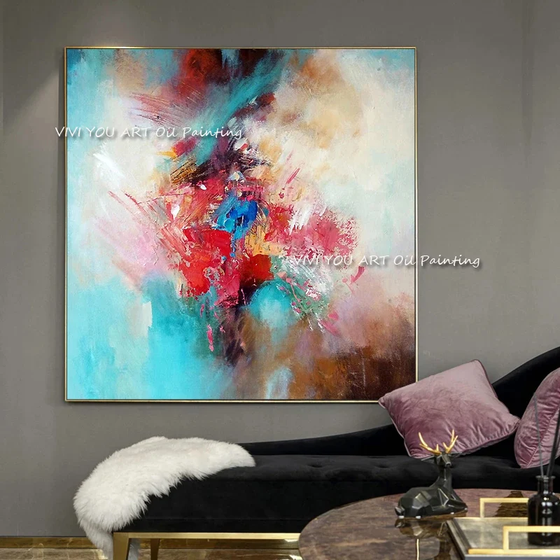 Modern Abstract Colorful Painting 100% Hand Painted Oil Paintings On Canvas Large Size Modern Wall Art For House Decoration
Modern Abstract Colorful Painting 100% Hand Painted Oil Paintings On Canvas Large Size Modern Wall Art For House Decoration