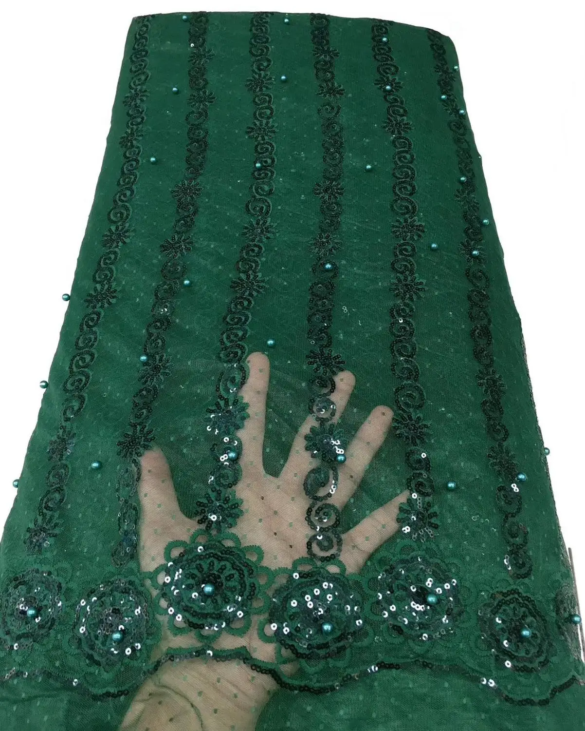 Gorgeous Nigerian tulle french net Lace Embroidered African Cord Lace beads Fabric with Sequins for bridal ML8456
Gorgeous Nigerian tulle french net Lace Embroidered African Cord Lace beads Fabric with Sequins for bridal ML8456