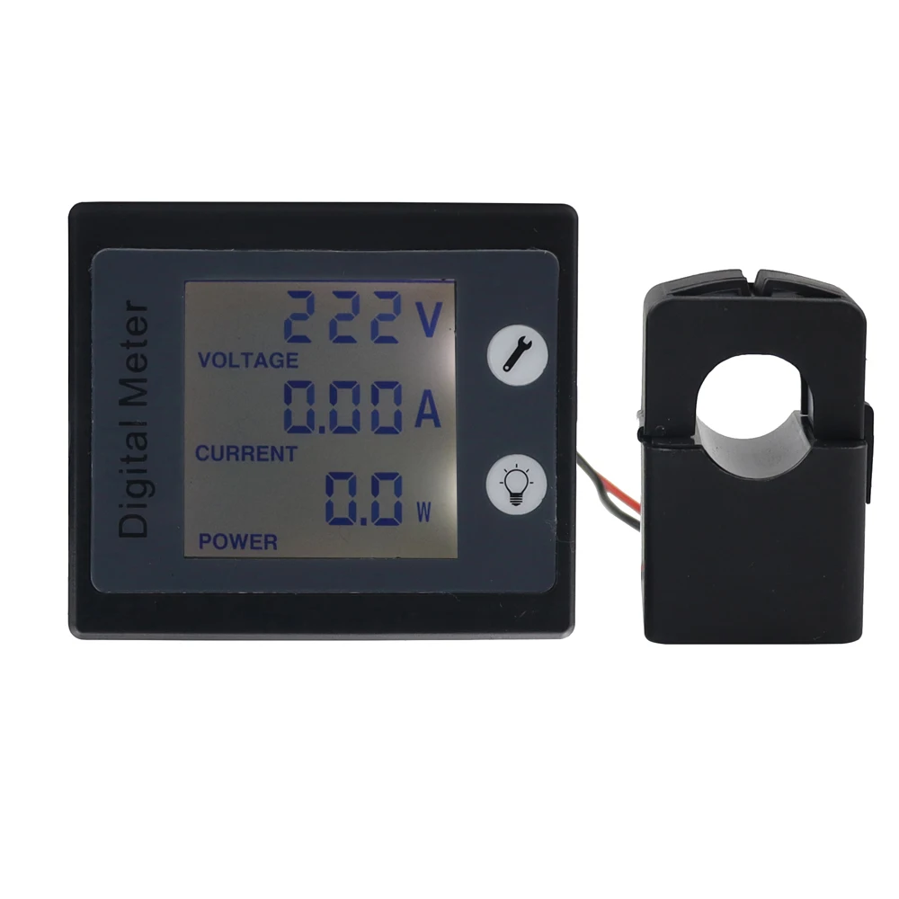 Digital LCD Voltage Current Active Power Energy KWH Volt Amps Meter Monitor 80-260V 0-100A 45-65Hz Voltmeter Ammeter
Digital LCD Voltage Current Active Power Energy KWH Volt Amps Meter Monitor 80-260V 0-100A 45-65Hz Voltmeter Ammeter